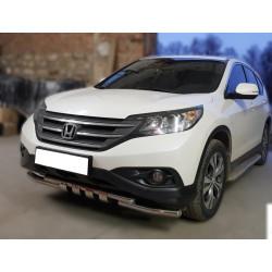 Купить Передняя защита Shark (нерж) для Honda CRV 2012-2016 гг