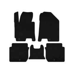Купить Коврики текстильные Premium (2016-2018, Черный) для Kia Forte