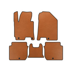 Купить Коврики EVA (2016-2018, Оранжевый) для Kia Forte