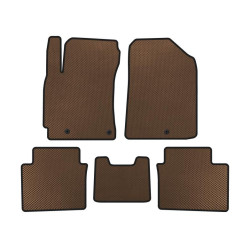 Купить Коврики EVA (2018-2021, Коричневый) для Kia Forte
