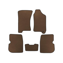 Купить Коврики EVA (правый руль, Коричневый) для Subaru Forester 1997-2002 гг