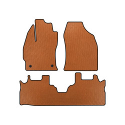 Купить Коврики EVA (2 ряда, Оранжевый) для Toyota Prius Plus
