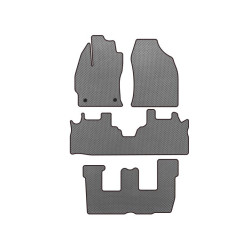 Купить Коврики EVA (3 ряда, Серый) для Toyota Prius Plus