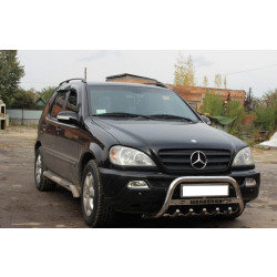 Купить Кенгурятник WT004 (нерж.) для Mercedes ML W163
