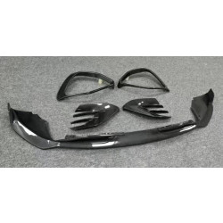 Купить Накладки на передний бампер (для GLE53/AMG-Line 2023-2025, Карбон) для Mercedes GLE W167