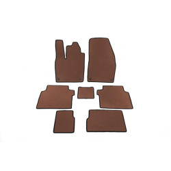 Купить Коврики EVA (Коричневые) 3 ряда для Volkswagen ID.6