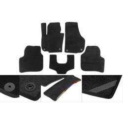 Купить Коврики текстильные Premium (Черные) 2 ряда для Volkswagen ID.6