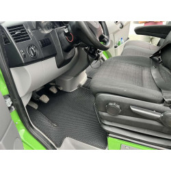 Купить Резиновые коврики Carsuit V1 (Черные) для Volkswagen Crafter 2006-2016 гг