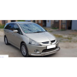 Купить Передняя защита ST014 (нерж.) d60/60 для Mitsubishi Grandis 2003-2011 гг