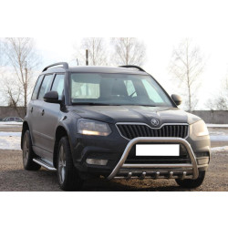Купить Кенгурятник WT003 (нерж) для Skoda Yeti 2009-2017 гг