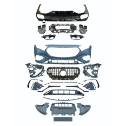 Купити Комплект обвісів AMG E53 з заднім дифузором (для AMG-Line) для Mercedes E-сlass W214 2023- рр