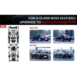 Купити Комплект рестайлінгу в W223 AMG Line (з дверними ручками і вставками) для Mercedes S-сlass W222