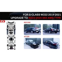 Купити Комплект рестайлінгу в W223 S63 AMG (з дверними ручками і вставками) для Mercedes S-сlass W222