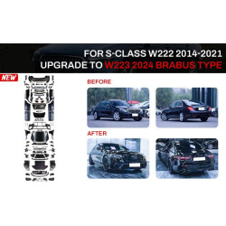 Купити Комплект рестайлінгу в W223 BRB (з дверними ручками і вставками) для Mercedes S-сlass W222