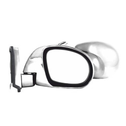 Купити Дзеркала бокові Carlife, унів. колір хром, з шарніром, сферичне - опукле, антибл. покр.. комп.2шт
