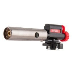 Купити Газовий пальник Nowax на балон, сопло: Ø 22мм, довжина 80мм, керам. захист, об.360˚, мет. корпус