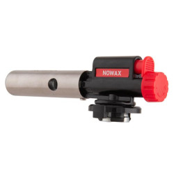 Купити Газовий пальник Nowax на балон, сопло: Ø 22мм, довжина 80мм, керам. захист, об.360˚, мет. корпус
