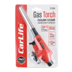 Купить Газовая горелка Carlife, сопло: Ø 13,6мм, длина 76мм с пьезоподжигом