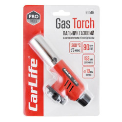 Купить Газовая горелка Carlife, сопло: Ø 19мм, длина 68мм с пьезоподжигом, керам. защита GT507