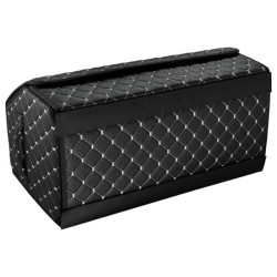 Купить Сумка органайзер Beltex Эко кожа L 60х31х31 черная/белая