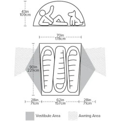 Купить Намет Big Agnes Copper Spur UL3