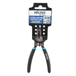 Купити Кліщі Molder для зовнішніх стопорних кілець, вигнуті Cr-V 150мм