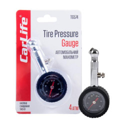 Купить Манометр автомобильный Carlife 0-110 PSI