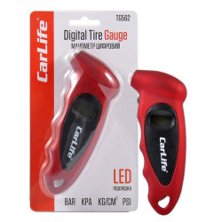 Купити Манометр цифровий Carlife 7bar, LED підсвітка