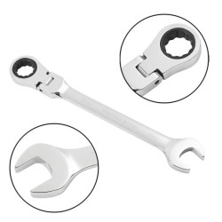 Купить Набор ключей Winso PRO комбинированные с трещоткой и карданом CR-V 8шт (8-10-12-13-14-15-17-19мм)