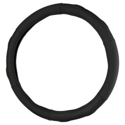 Купити Чохол на кермо Carlife 39 - 41см, шкіра, чорний SW245L