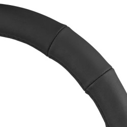 Купить Чехол на руль Carlife 39-41см, кожа, черный SW240L