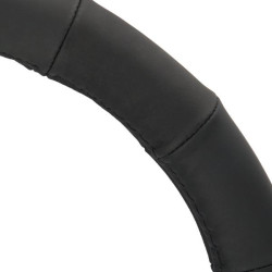 Купить Чехол на руль Carlife 37-39см, кожа, черный SW240M