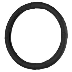 Купить Чехол на руль Carlife 39-41см, кожа, черный SW244L