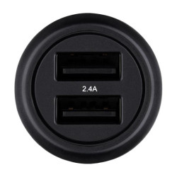 Купити Автомобільний зарядний пристрій Brevia ePower DualDrive 12W 2xUSB-A чорний