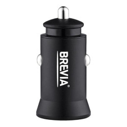 Купити Автомобільний зарядний пристрій Brevia ePower DualCharge 30W 1xUSB-C+1xUSB-A чорний