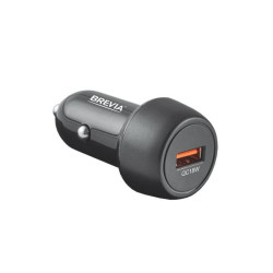 Купити Автомобільний зарядний пристрій Brevia ePower SingleDrive 18W 1xUSB-A чорний