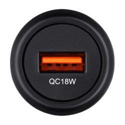 Купити Автомобільний зарядний пристрій Brevia ePower SingleDrive 18W 1xUSB-A чорний