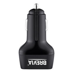 Купити Автомобільний зарядний пристрій Brevia ePower TriDrive 44W 1xUSB-C+2xUSB-A чорний