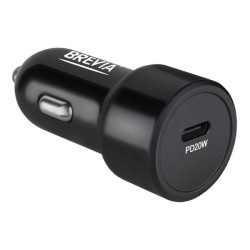 Купити Автомобільний зарядний пристрій Brevia ePower TurboCharge 20W 1xUSB-C чорний