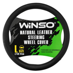 Купити Чохол на кермо Winso L, Ø39-41 шкіряний 143230