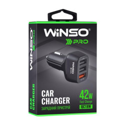 Купити Автомобільний зарядний пристрій Winso PRO 42W 3xUSB-A
