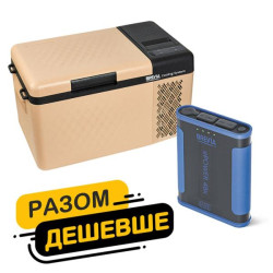 Купити Холодильник автомобільний Brevia 19л 22170 + портативна зарядна станція Brevia ePower 48Ah