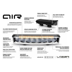 Купити Світлодіодна балка Lazer AIR-90 з маяком