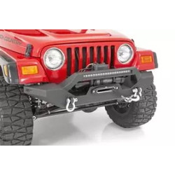 Купить Передний бампер под лебедку и LED 20" Rough Country - Jeep Wrangler TJ/LJ 97-06