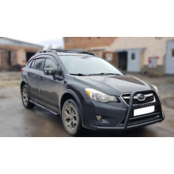 Купить Кенгурятник F1-71 Black (нерж) для Subaru XV 2011-2017 гг