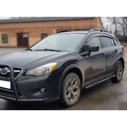 Купить Боковые трубы Black BB002 (2 шт., нерж.) для Subaru XV 2011-2017 гг