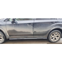 Купить Боковые трубы Black BB002 (2 шт., нерж.) для Subaru XV 2011-2017 гг