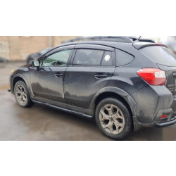Купить Боковые трубы Black BB002 (2 шт., нерж.) для Subaru XV 2011-2017 гг