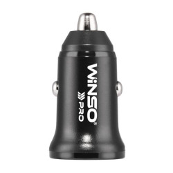 Купить Автомобильное зарядное устройство Winso PRO 30W 1xUSB-C+1xUSB-A black