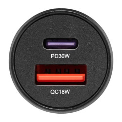 Купить Автомобильное зарядное устройство Winso PRO 48W 1xUSB-C+1xUSB-A